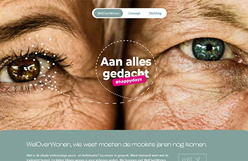 Weloverwonen webdesign website